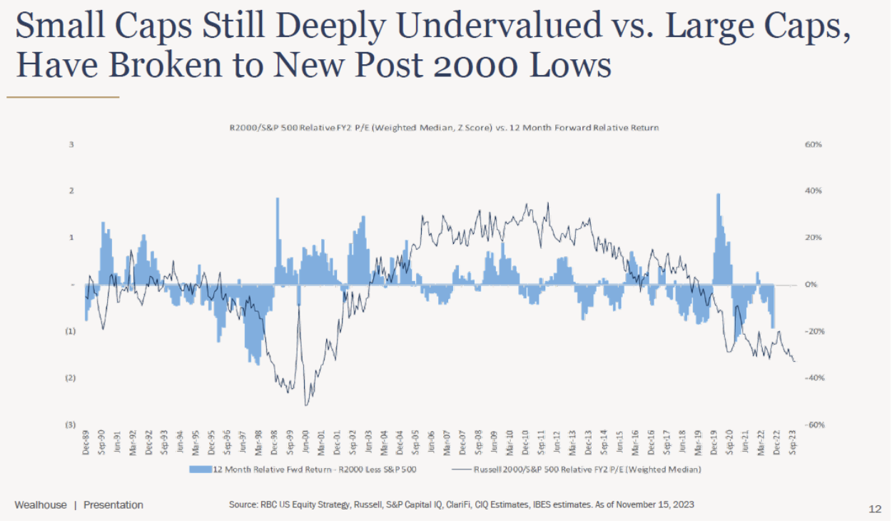 Small Caps Undervalued December 2024